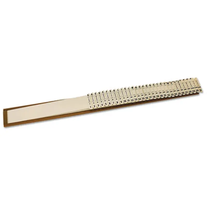 General Purpose Indexed Sorter, 31 Dividers, Alpha/Numeric/Month/Date/Day Index, Letter Size, Brown Frame - Indexed Sorters | Pendaflex