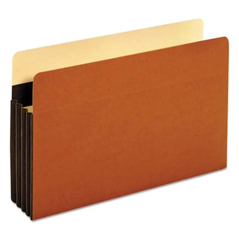 Heavy-Duty File Pockets, 3.5" Expansion, Legal Size, Redrope, 25/Box - File Jackets/Sleeves/Wallets | Pendaflex