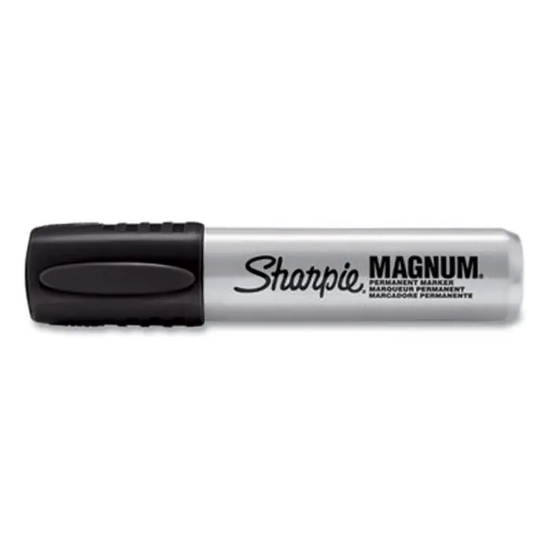 Magnum Permanent Marker, Broad Chisel Tip, Black - Markers | Sharpie