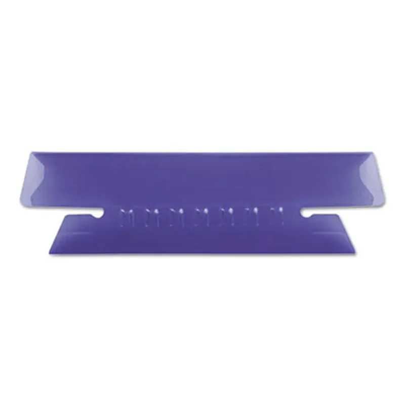 Transparent Colored Tabs For Hanging File Folders, 1/3-Cut, Violet, 3.5" Wide, 25/Pack - File Inserts/Tabs | Pendaflex