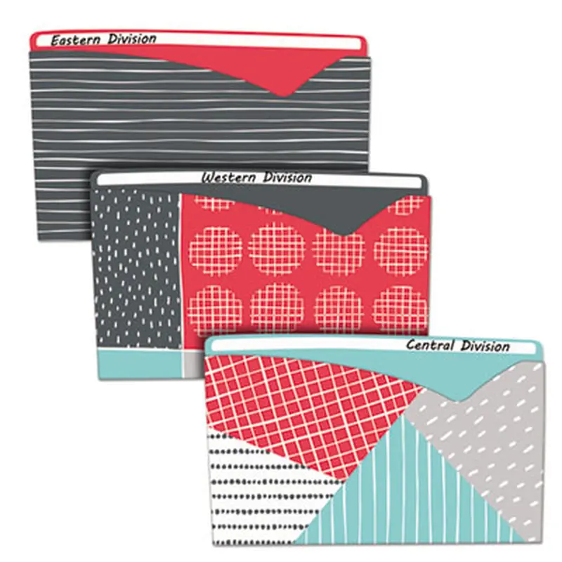 Write-On Fashion Poly File Jackets, Straight Tab, Letter Size, Assorted Colors, 6/Pack - File Jackets/Sleeves/Wallets | C-Line