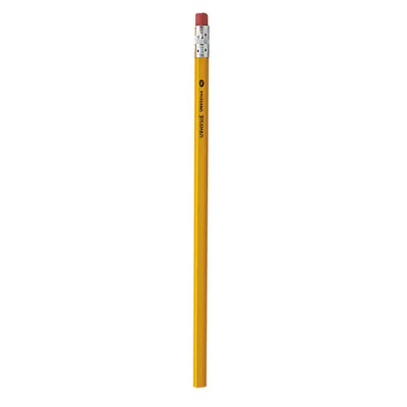 #2 Woodcase Pencil Value Pack, HB (#2), Black Lead, Yellow Barrel, 144/Box - Pencils | Universal