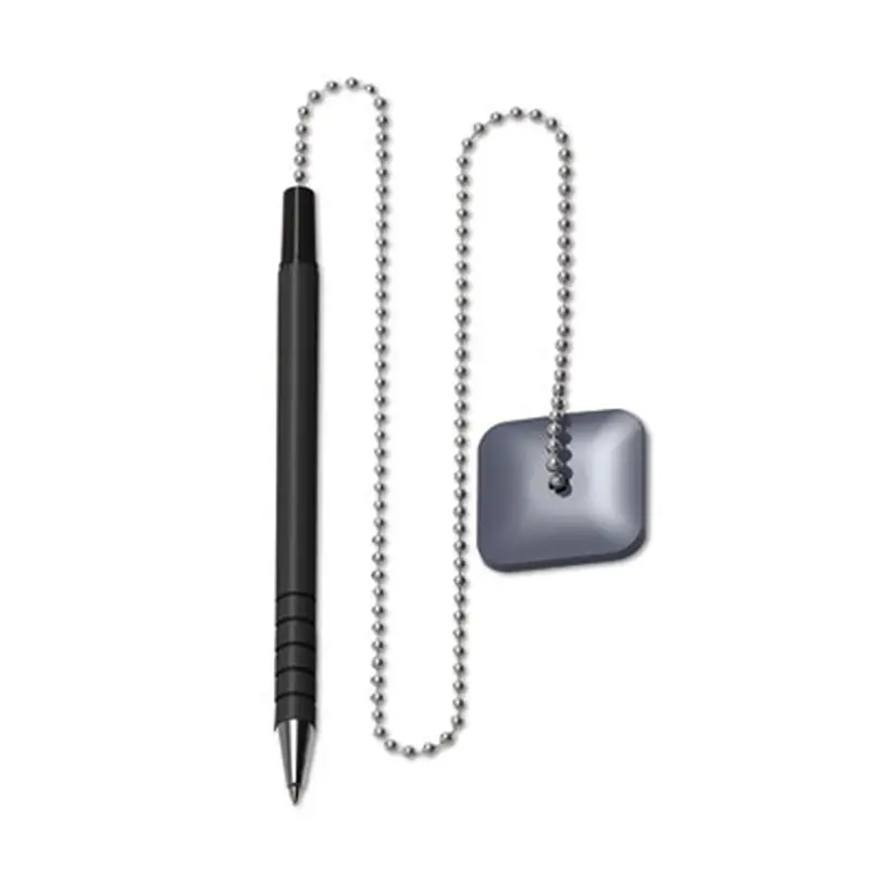 Ballpoint Counter Pen, Medium 0.7 mm, Black Ink, Black Barrel - Pens | Universal