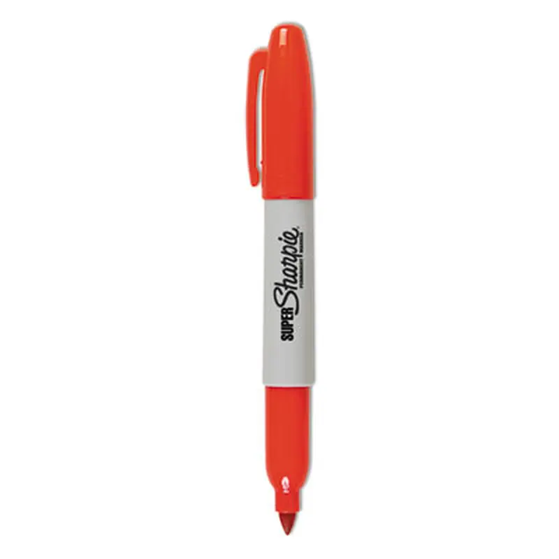 Super Permanent Marker, Fine Bullet Tip, Red, Dozen - Markers | Sharpie