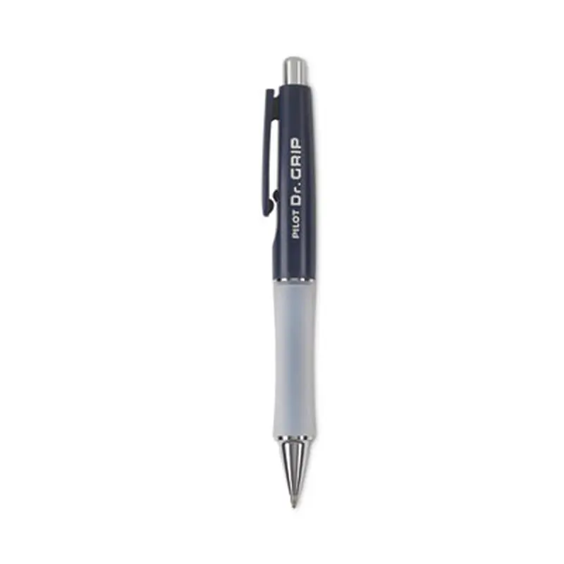 Dr. Grip Ballpoint Pen, Retractable, Medium 1 mm, Blue Ink, Navy Barrel - Pens | Pilot