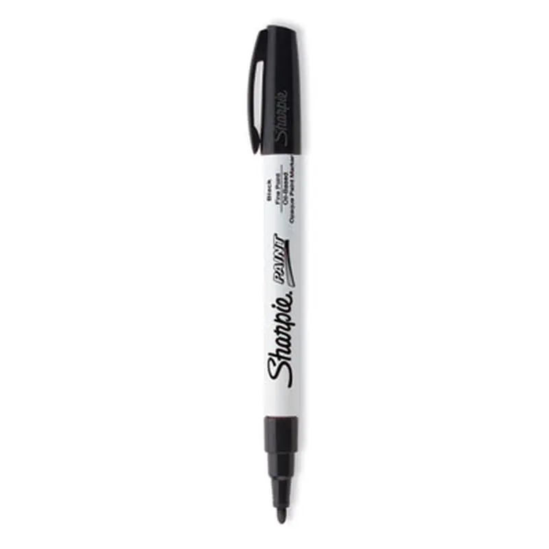 Permanent Paint Marker, Fine Bullet Tip, Black - Markers | Sharpie