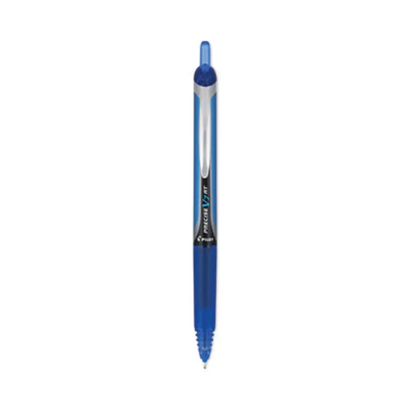 Precise V7RT Rollerball Pen, Retractable, Fine 0.7 mm, Blue Ink, Blue Barrel - Pens | Pilot