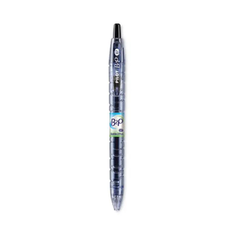 B2P Bottle-2-Pen Recycled Gel Pen, Retractable, Fine 0.7 mm, Black Ink, Translucent Blue Barrel - Pens | Pilot