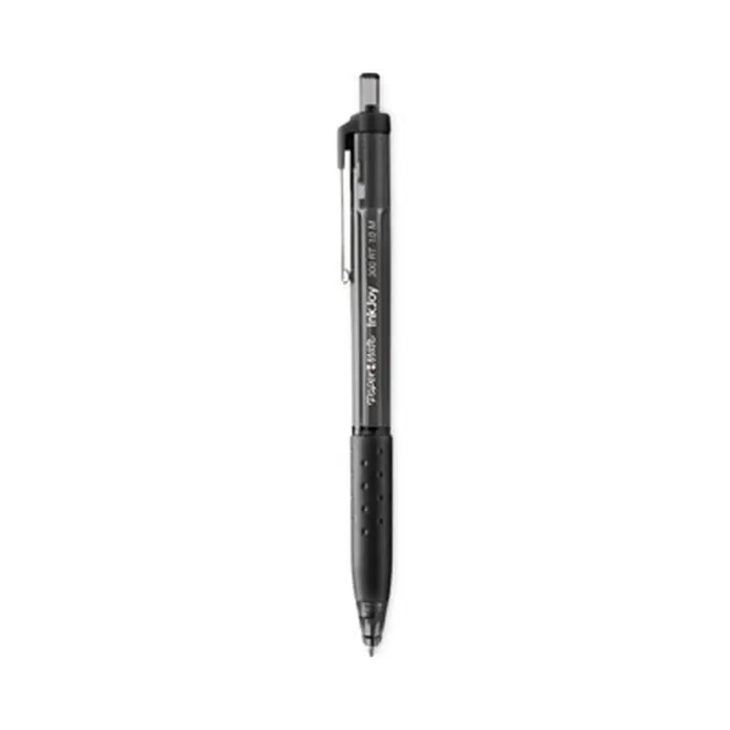 InkJoy 300 RT Ballpoint Pen, Retractable, Medium 1 mm, Black Ink, Black Barrel, 36/Box - Pens | Paper Mate