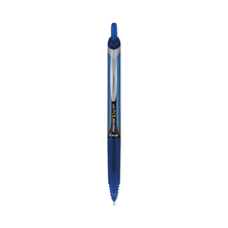 Precise V10RT Rollerball Pen, Retractable, Bold 1 mm, Blue Ink, Blue Barrel, Dozen - Pens | Pilot