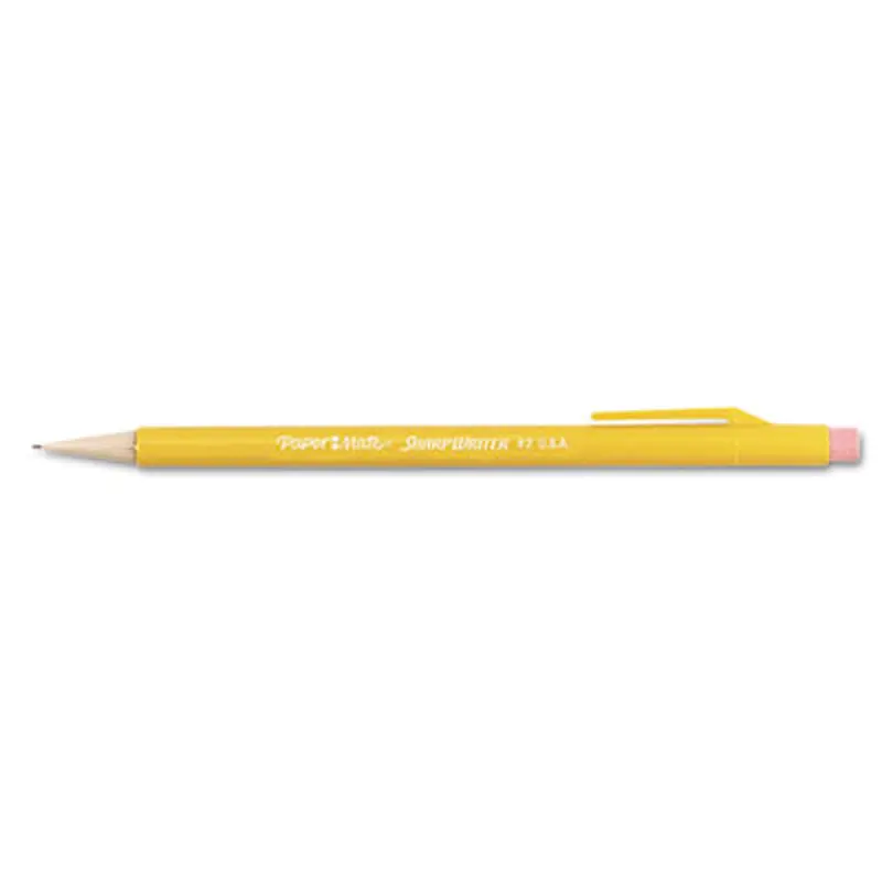 Sharpwriter Mechanical Pencil Value Pack, 0.7 mm, HB (#2), Black Lead, Classic Yellow Barrel, 36/Box - Pencils | Paper Mate