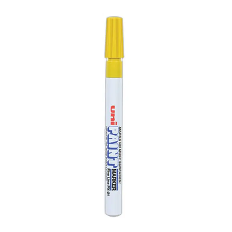 Permanent Marker, Fine Bullet Tip, Yellow - Markers | uni-Paint