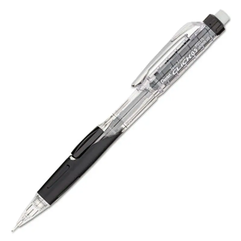 Twist-Erase CLICK Mechanical Pencil, 0.5 mm, HB (#2), Black Lead, Black Barrel - Pencils | Pentel