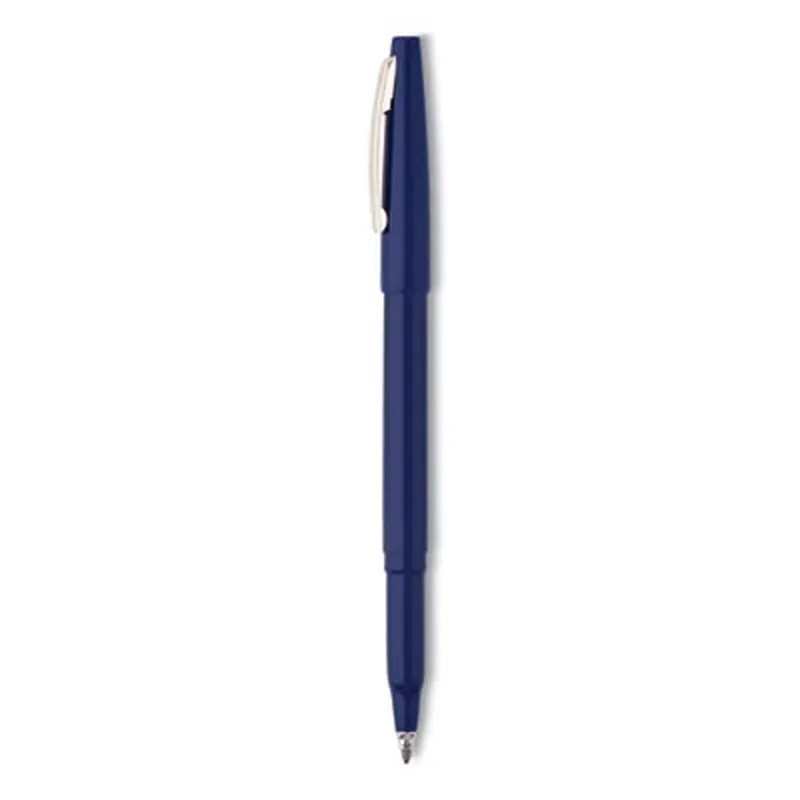 Rolling Writer Rollerball Pen, Stick, Medium 0.8 mm, Blue Ink, Blue Barrel, Dozen - Pens | Pentel