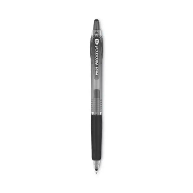 Precise Gel BeGreen Gel Pen, Retractable, Fine 0.7 mm, Black Ink, Smoke Barrel, Dozen - Pens | Pilot
