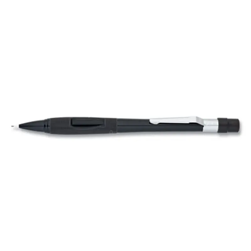 Quicker Clicker Mechanical Pencil, 0.5 mm, HB (#2), Black Lead, Black Barrel - Pencils | Pentel