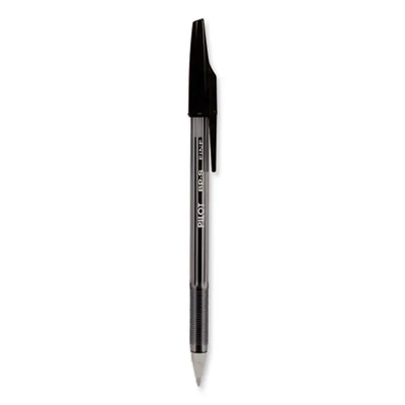 Better Ballpoint Pen, Stick, Fine 0.7 mm, Black Ink, Smoke Barrel, Dozen - Pens | Pilot