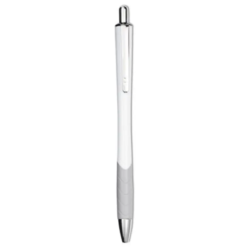 InkJoy 700 RT Ballpoint Pen, Retractable, Medium 1 mm, Black Ink, White/Gray Barrel, Dozen - Pens | Paper Mate