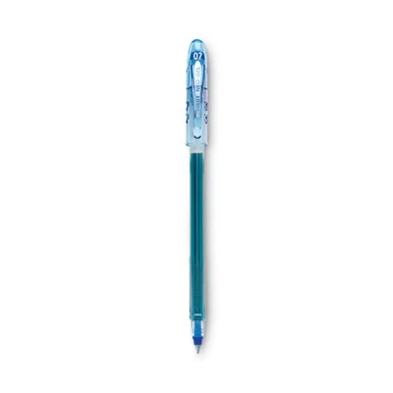 Neo-Gel Gel Pen, Stick, Fine 0.7 mm, Blue Ink, Translucent Blue Barrel, Dozen - Pens | Pilot
