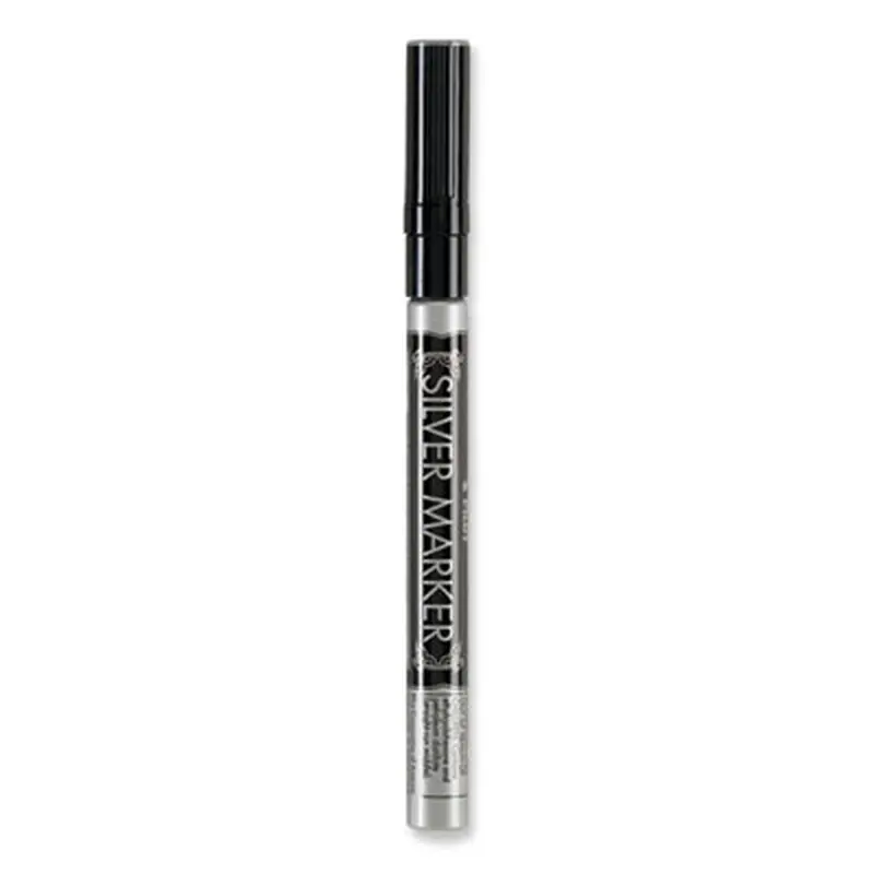Creative Art and Crafts Marker, Extra-Fine Brush Tip, Silver - Markers | Pilot