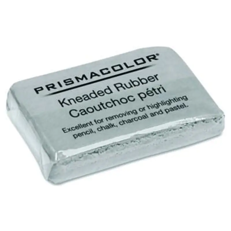 Design Kneaded Rubber Art Eraser, For Pencil Marks, Rectangular Block, Large, Gray - Pencil & Ink Erasers | Prismacolor