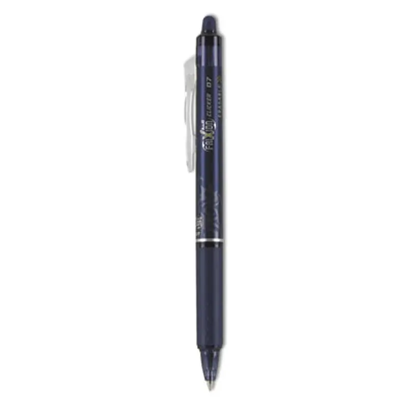 FriXion Clicker Erasable Gel Pen, Retractable, Fine 0.7 mm, Navy Ink, Navy Barrel - Pens | Pilot