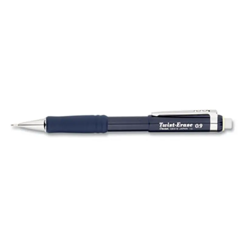 Twist-Erase III Mechanical Pencil, 0.9 mm, HB (#2), Black Lead, Blue Barrel - Pencils | Pentel