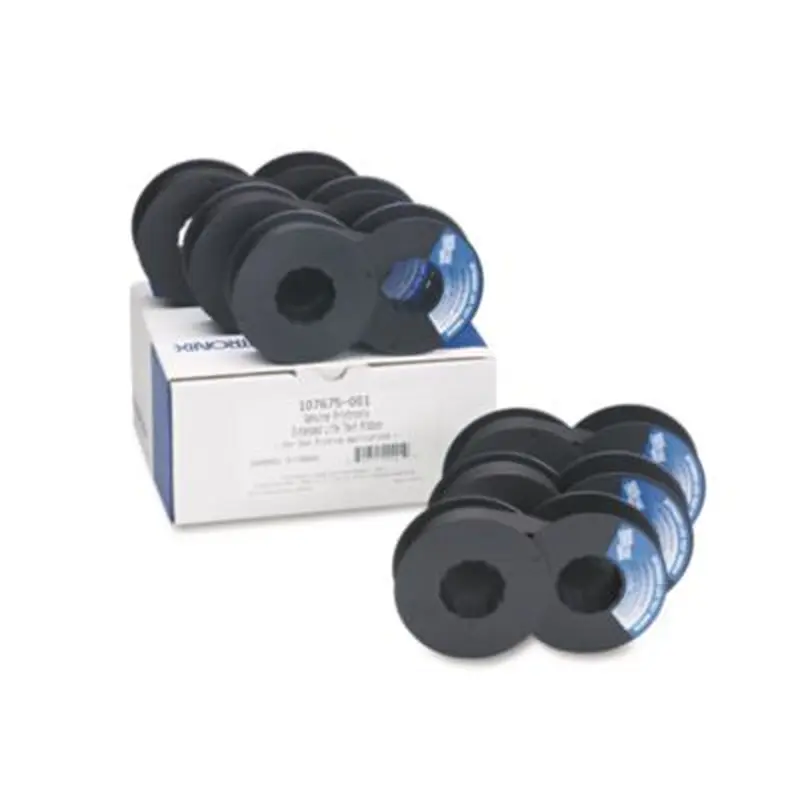 107675001 Ribbon, Black, 6/Box - Correction Tapes | Printronix