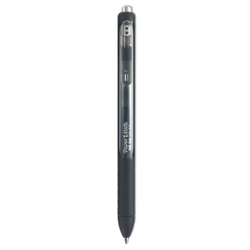 InkJoy Gel Pen, Retractable, Medium 0.7 mm, Black Ink, Black/Smoke Barrel, 36/Pack - Pens | Paper Mate