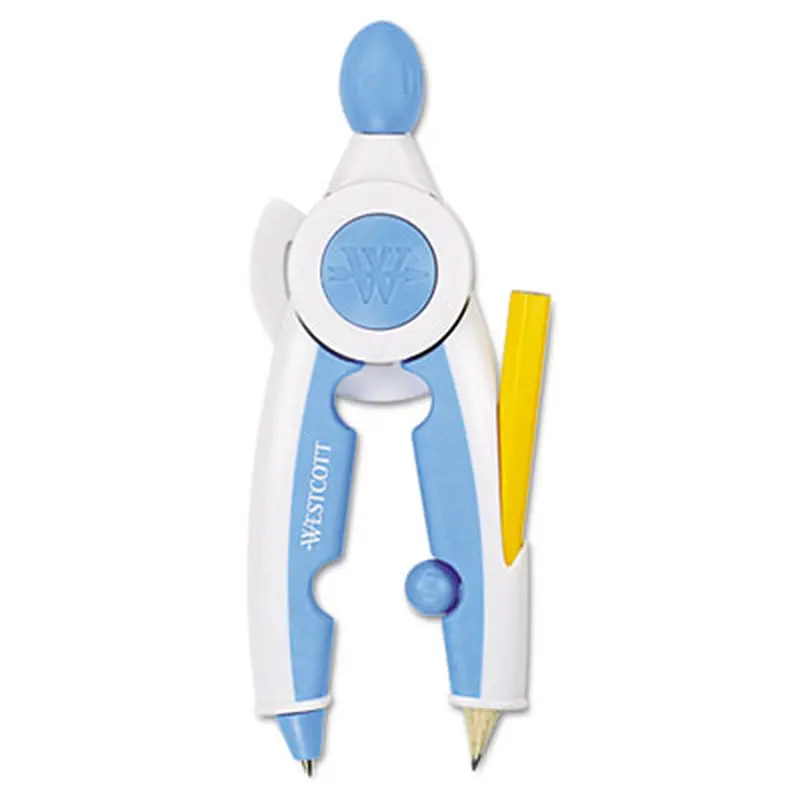 Soft Touch School Compass with Antimicrobial Product Protection, 10", Assorted Colors - Compasses | Westcott
