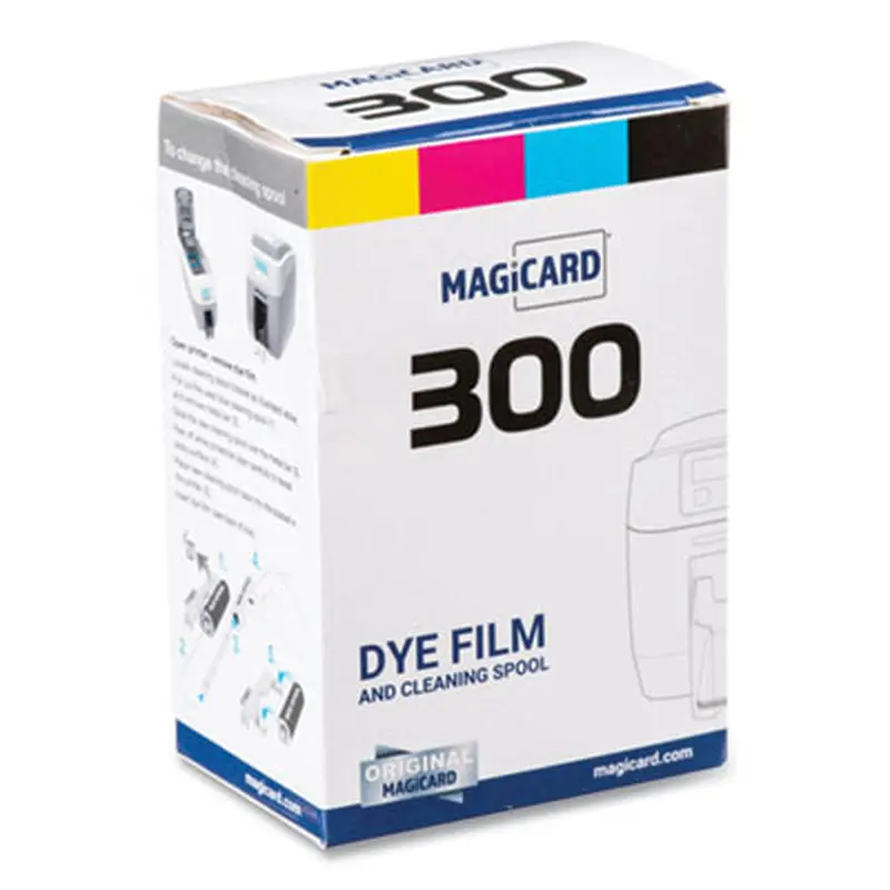 300 Dual YMCKO/2 Printer Ribbon, Black/Cyan/Magenta/Yellow - Correction Tapes | Magicard