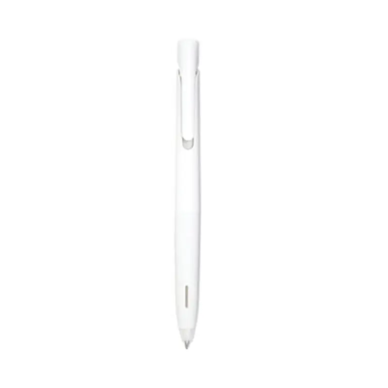 bLen Gel Pen, Retractable, Fine 0.7 mm, Black Ink, White Barrel, Dozen - Pens | Zebra