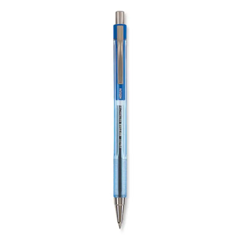 Better Ballpoint Pen, Retractable, Medium 1 mm, Blue Ink, Translucent Blue Barrel, Dozen - Pens | Pilot
