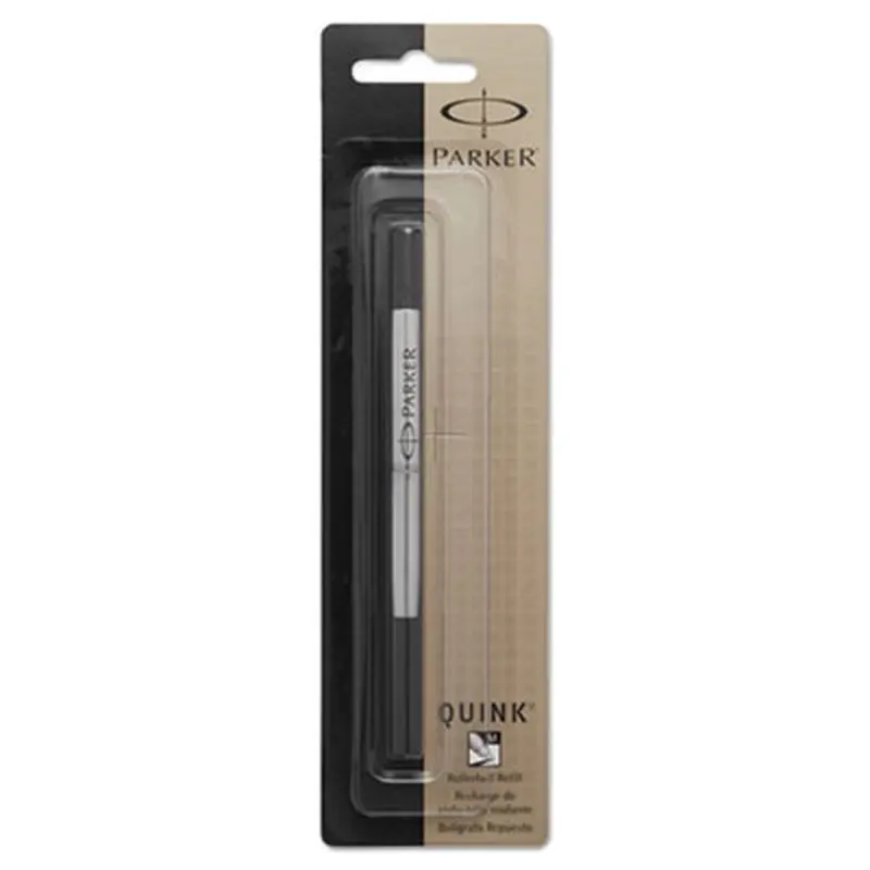 Refill for Parker Roller Ball Pens, Medium Conical Tip, Black Ink - Pen & Marker Refills | Parker