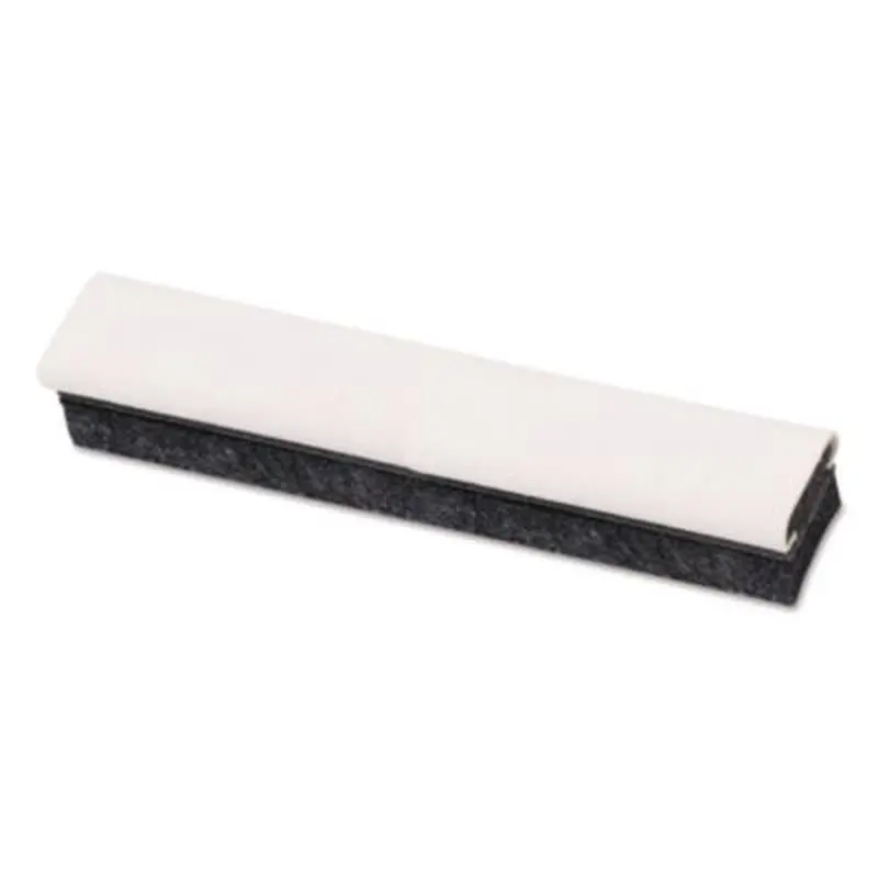 Deluxe Chalkboard Eraser/Cleaner, 12" x 2" x 1.63", Charcoal/White - Board Erasers | Quartet