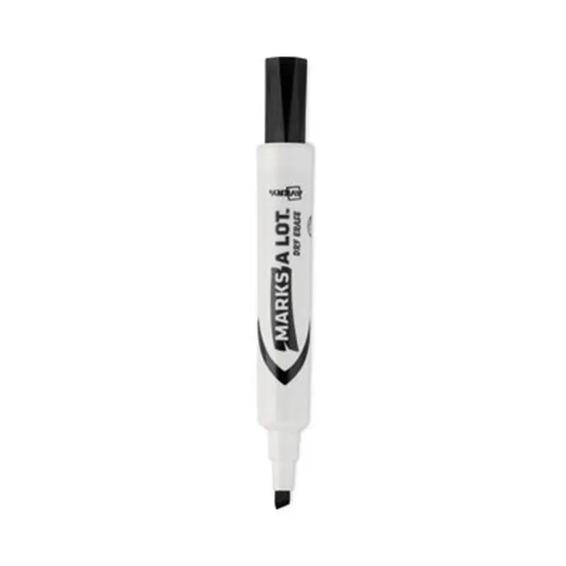 MARKS A LOT Desk-Style Dry Erase Marker Value Pack, Broad Chisel Tip, Black, 36/Pack (98207) - Board Markers | Avery