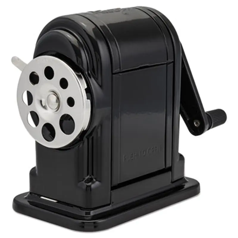 Ranger 55 Classroom Manual Pencil Sharpener, Manually-Powered, 3.25 x 6 x 5.5, Black - Pencil & Crayon Sharpeners | X-ACTO