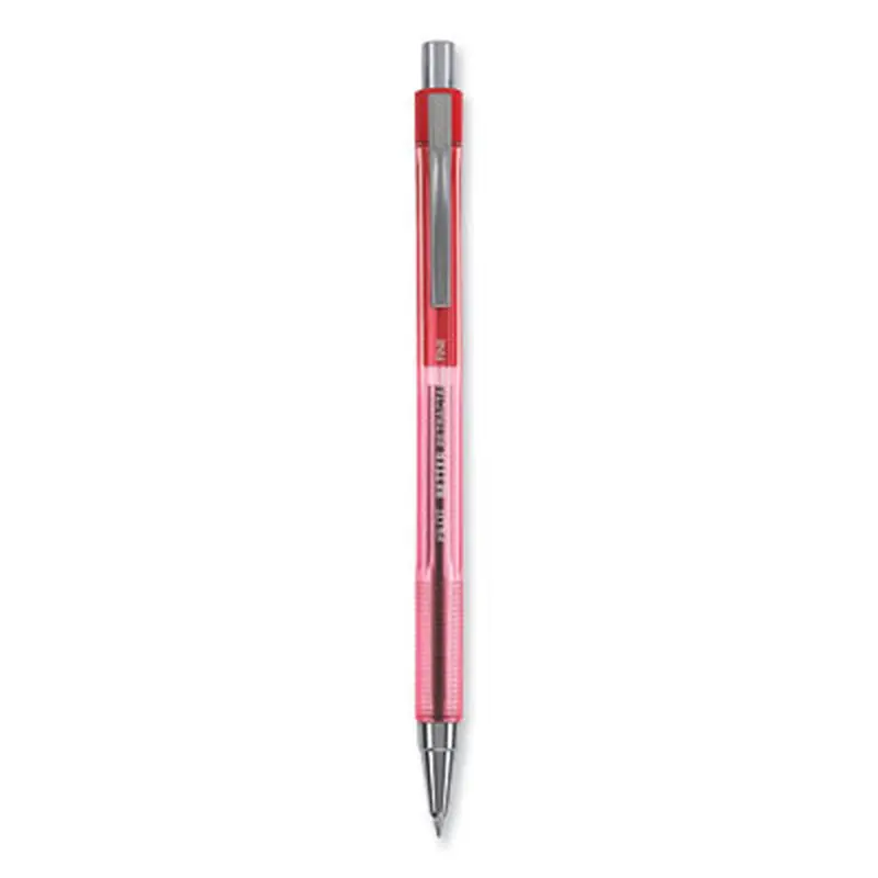 Better Ballpoint Pen, Retractable, Fine 0.7 mm, Red Ink, Translucent Red Barrel, Dozen - Pens | Pilot