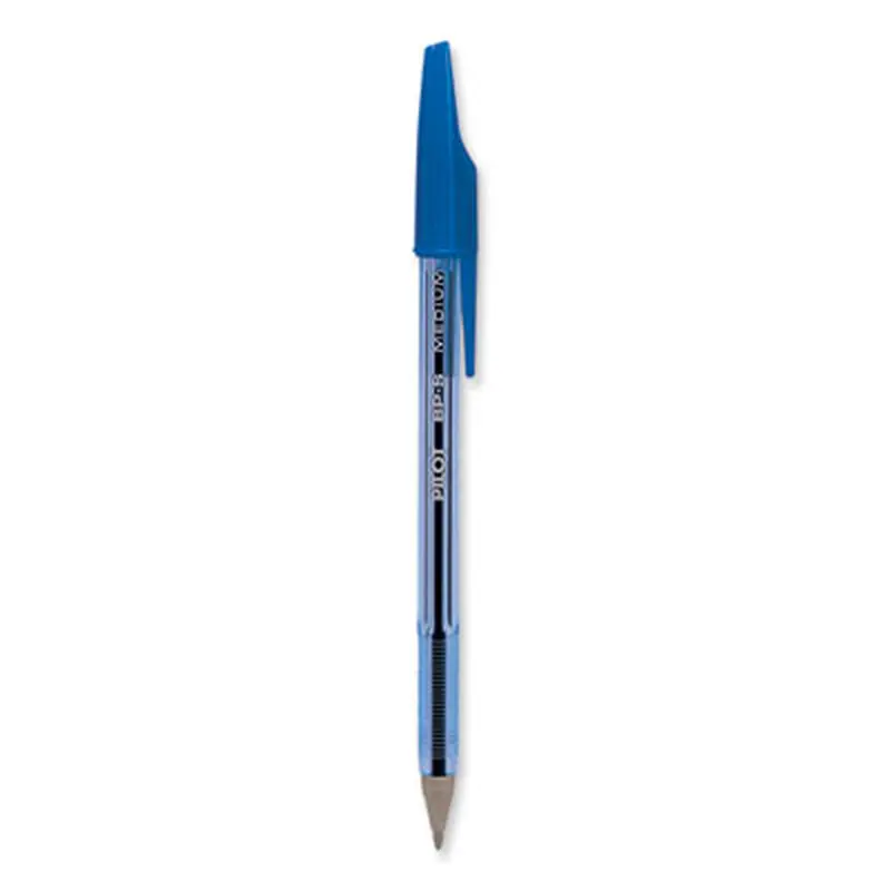 Better Ballpoint Pen, Stick, Medium 1 mm, Blue Ink, Translucent Blue Barrel, Dozen - Pens | Pilot