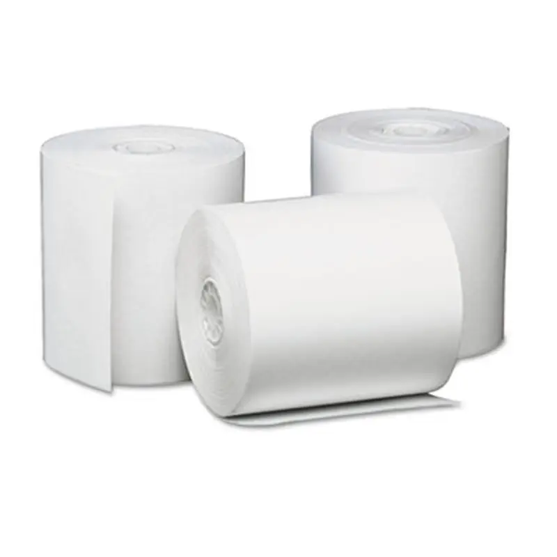 Direct Thermal Printing Paper Rolls, 3.13" x 230 ft, White, 50/Carton - Roll Paper | Universal
