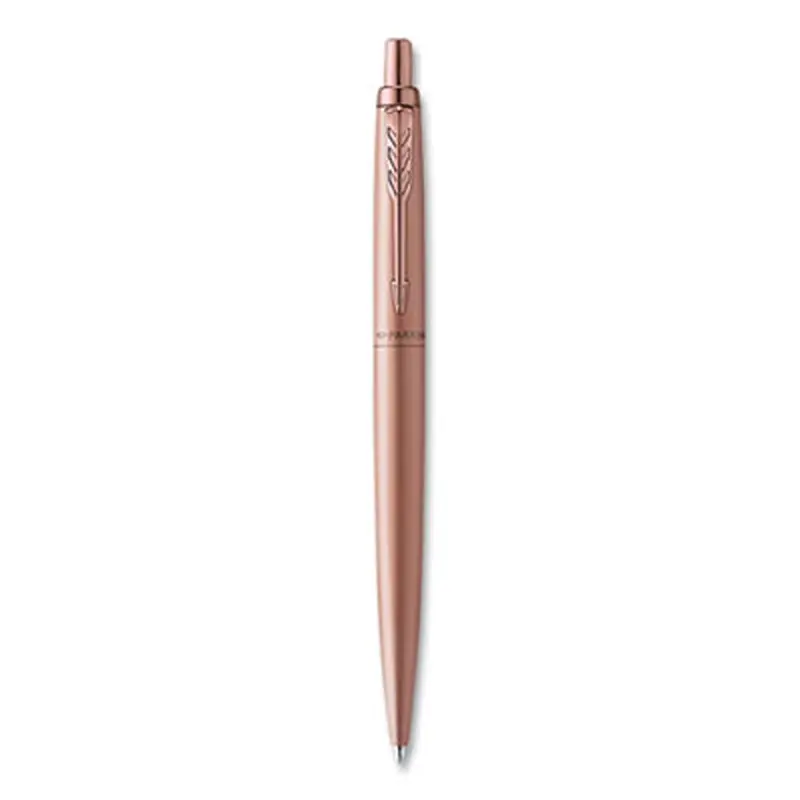 Jotter XL Ballpoint Pen, Retractable, Medium Point, Blue Ink, Rose Gold Barrel - Pens | Parker