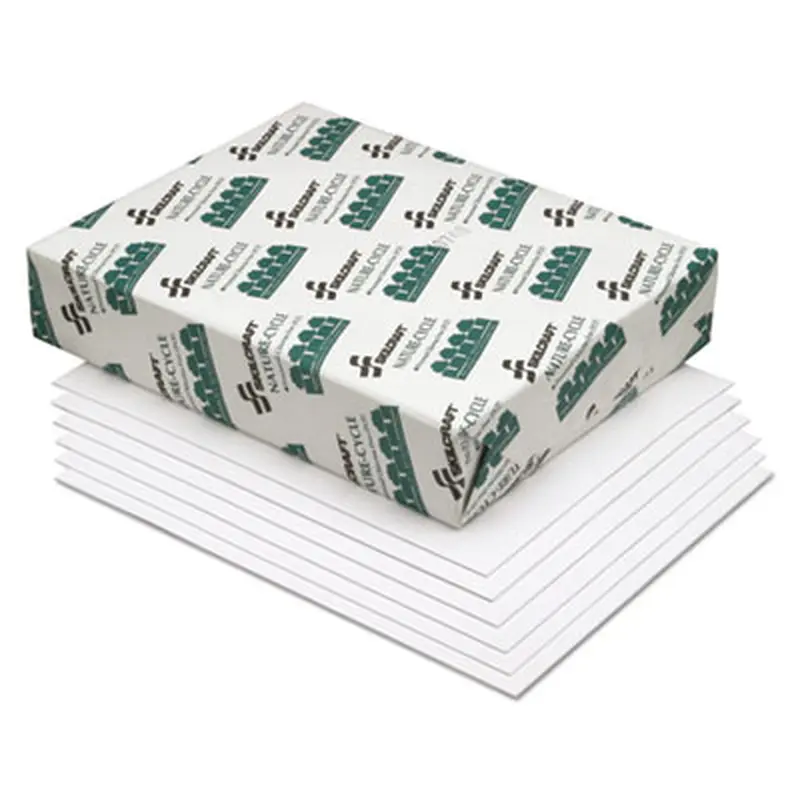 7530015399831, SKILCRAFT Nature-Cycle Copy Paper, 92 Bright, 20 lb Bond Weight, 8.5 x 11, White, 500 Sheets/Ream, 10 Reams/CT - Copy Paper | AbilityOne