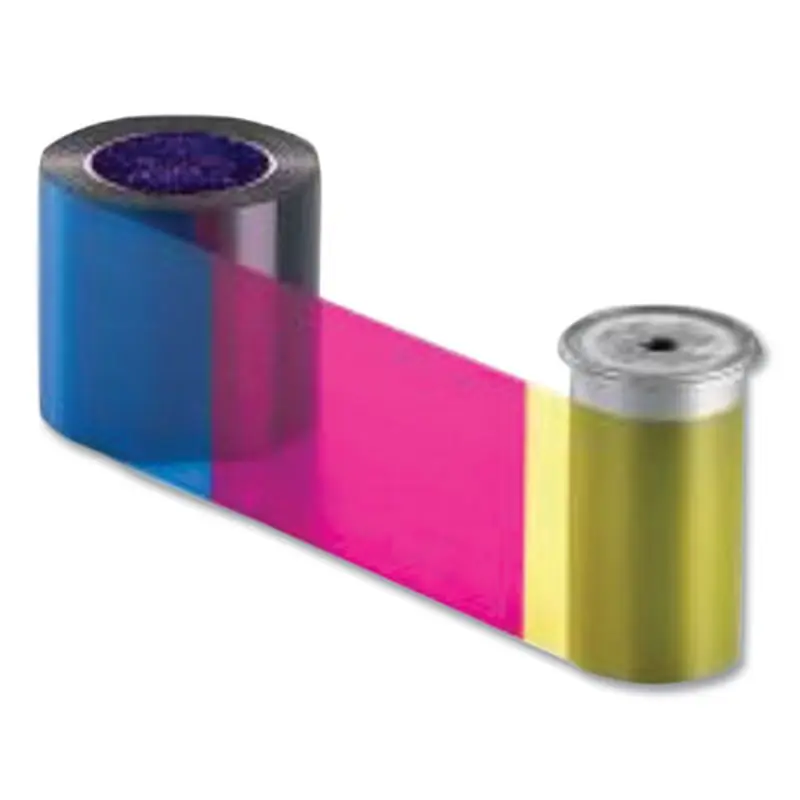 Entrust Full Color 2-Sided Ribbon Kit, Black/Cyan/Magenta/Yellow/Topcoat Protective Layer - Correction Tapes | Datacard