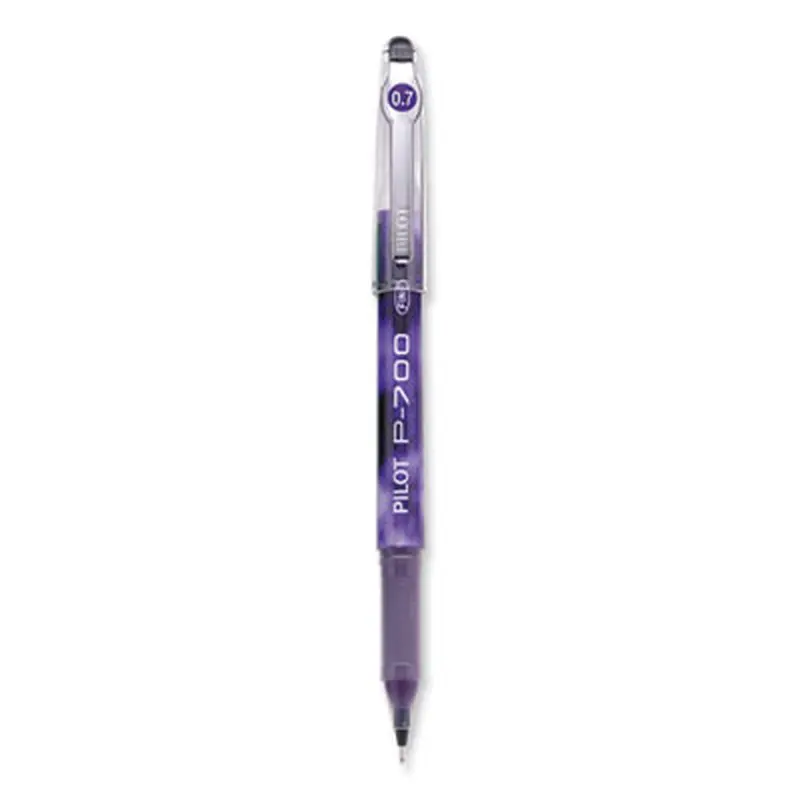 Precise P-700 Gel Pen, Stick, Fine 0.7 mm, Purple Ink, Purple Barrel, Dozen - Pens | Pilot