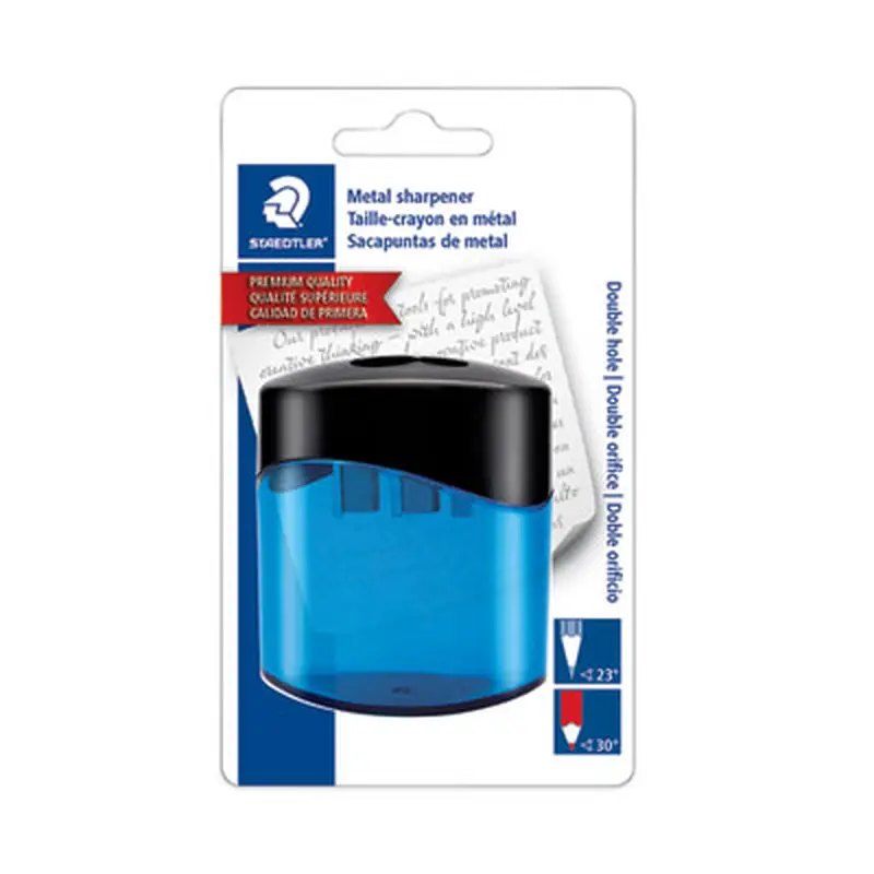 Manual Pencil Sharpener, 2 x 2.75, Randomly Assorted Colors - Pencil & Crayon Sharpeners | Staedtler