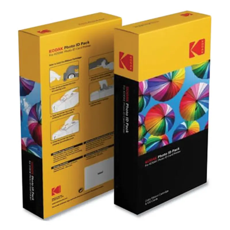 Photo ID Color Ribbon Kit, Black/Cyan/Magenta/Yellow - Correction Tapes | Kodak