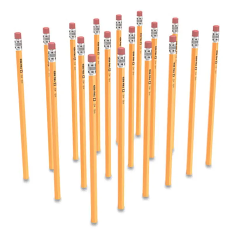 Wooden Pencil, HB (#2), Black Lead, Yellow Barrel, 48/Pack - Pencils | TRU RED