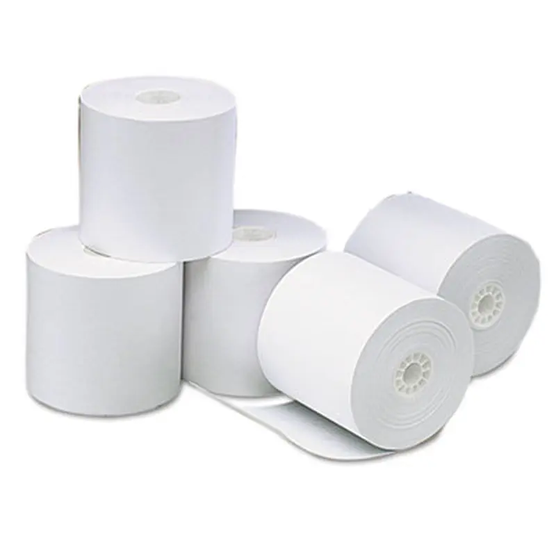 Direct Thermal Printing Paper Rolls, 3.13" x 273 ft, White, 50/Carton - Roll Paper | Universal