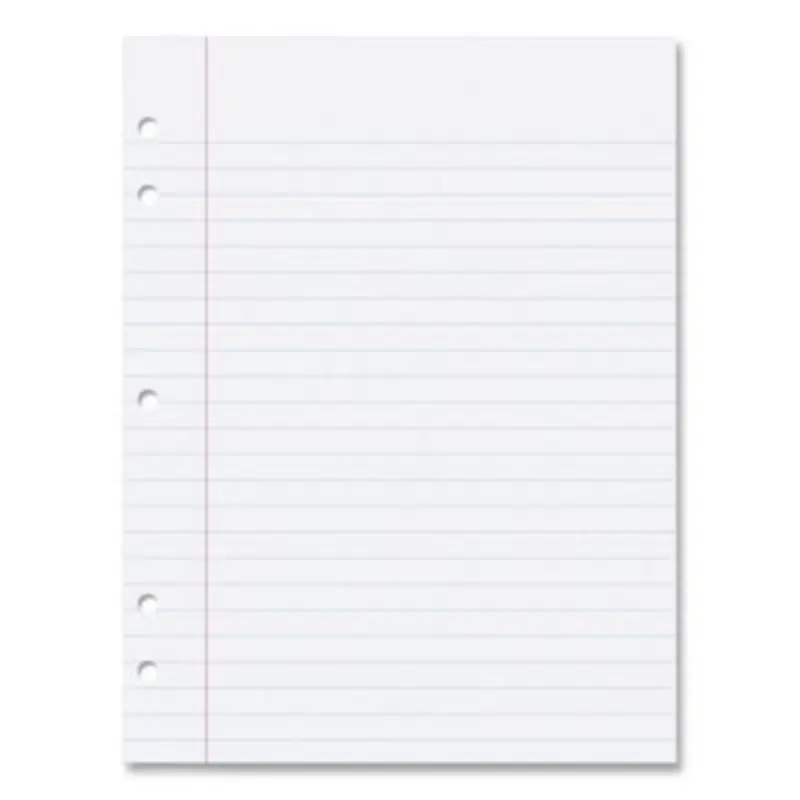 Composition Paper, 5-Hole, 8 x 10.5, Wide/Legal Rule, 500/Pack - Filler Paper | Pacon