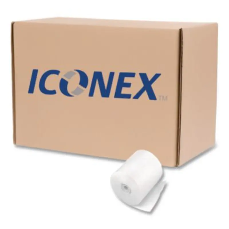 Impact Bond Paper Rolls, 2.25" x 150 ft, White, 100/Carton - Roll Paper | Iconex